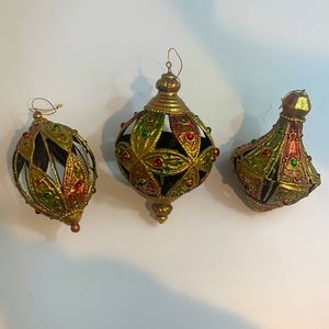 Set of 3 Christmas Ornaments